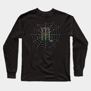 Rainbow Spiderweb Scorpio Long Sleeve T-Shirt